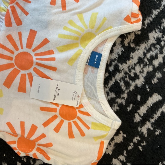 NWT SIZE 6-12 MTHS Summer Sun Sundress w/ Bloomers Baby Girl Summer Dress - Picture 2 of 4